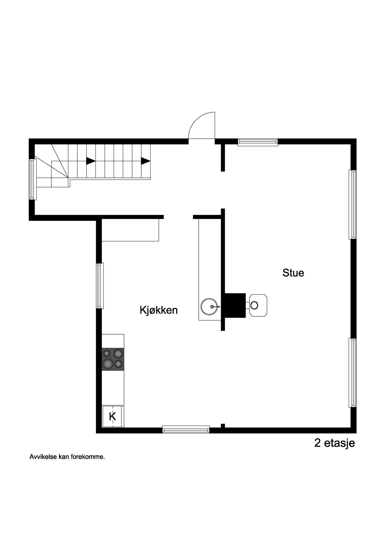 Plantegning Galleribilde