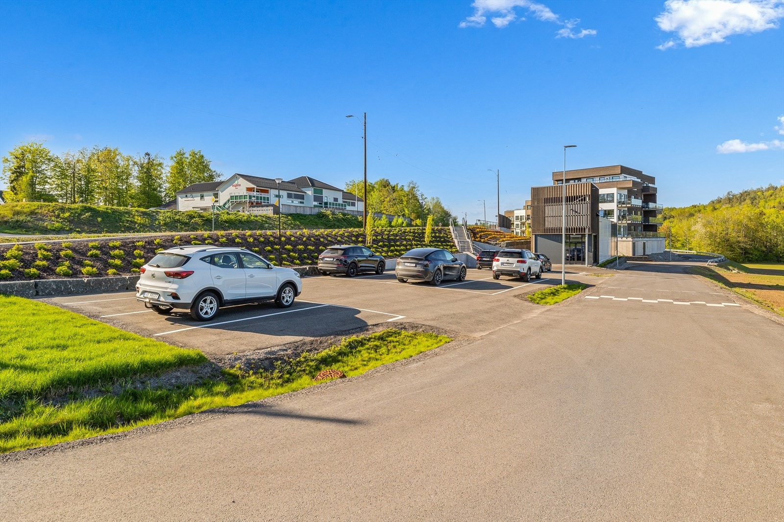 Felles gjesteparkering. Galleribilde