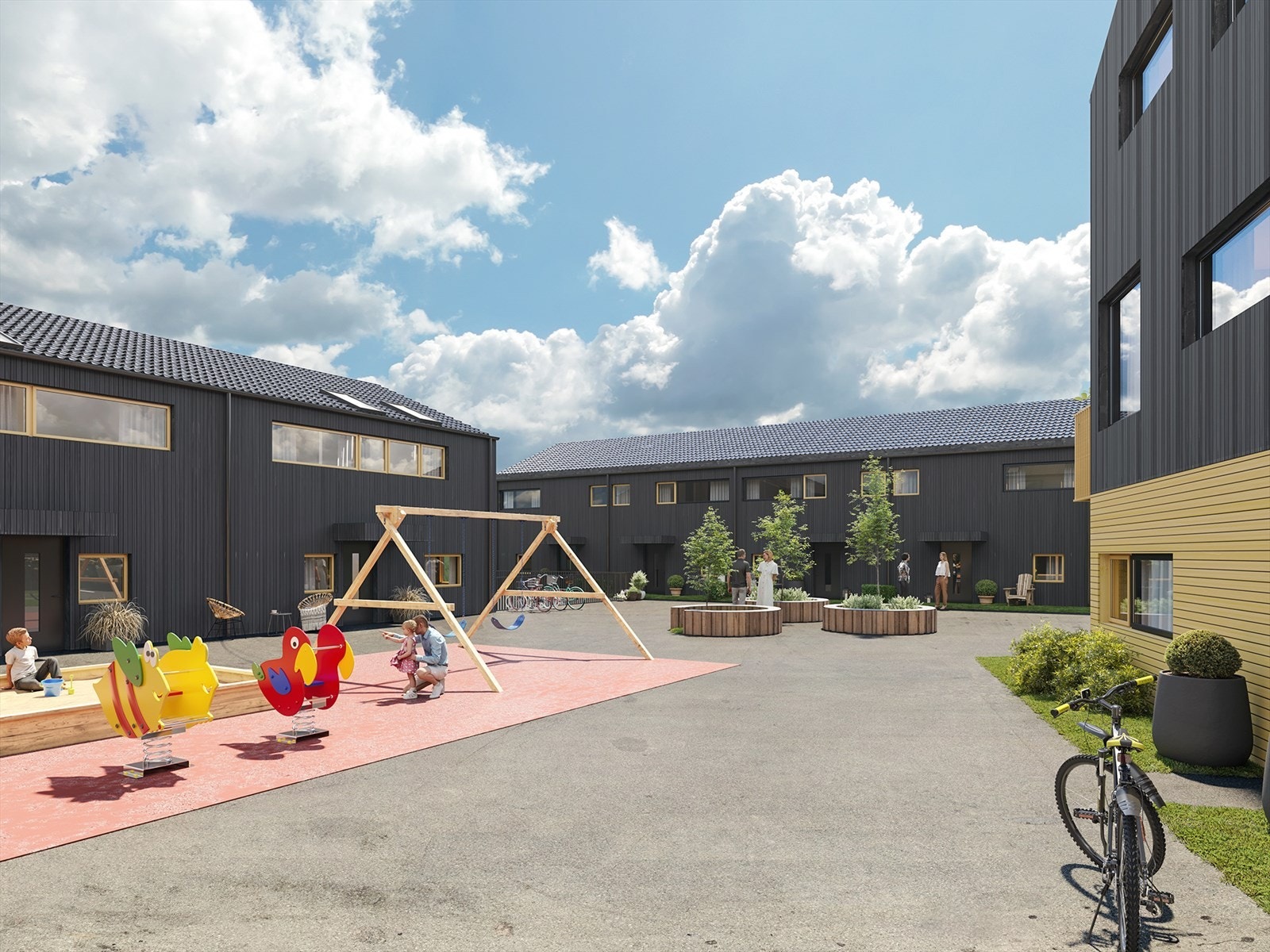 Eiendommen har en barnevennlig og sentral beliggenhet på Hjelle med gode sol- og utsiktsforhold. (Illustrasjonsfoto) Galleribilde