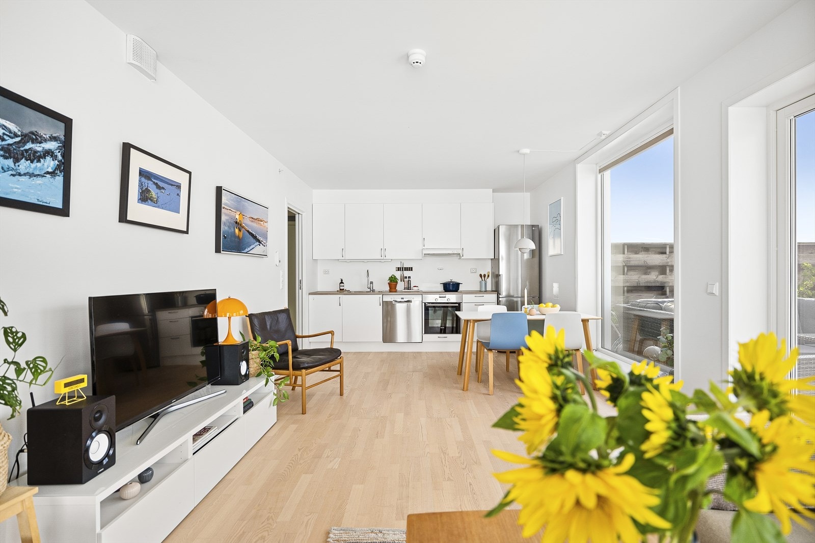 Åpen stue/kjøkken løsning Galleribilde