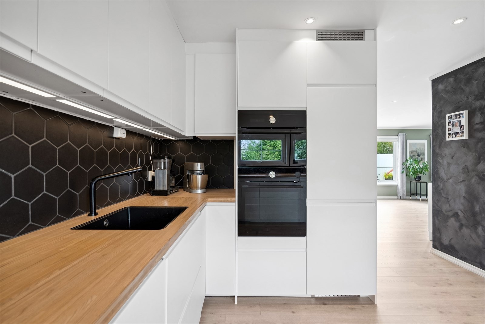 Naturlig lys kommer inn fra begge sider Galleribilde