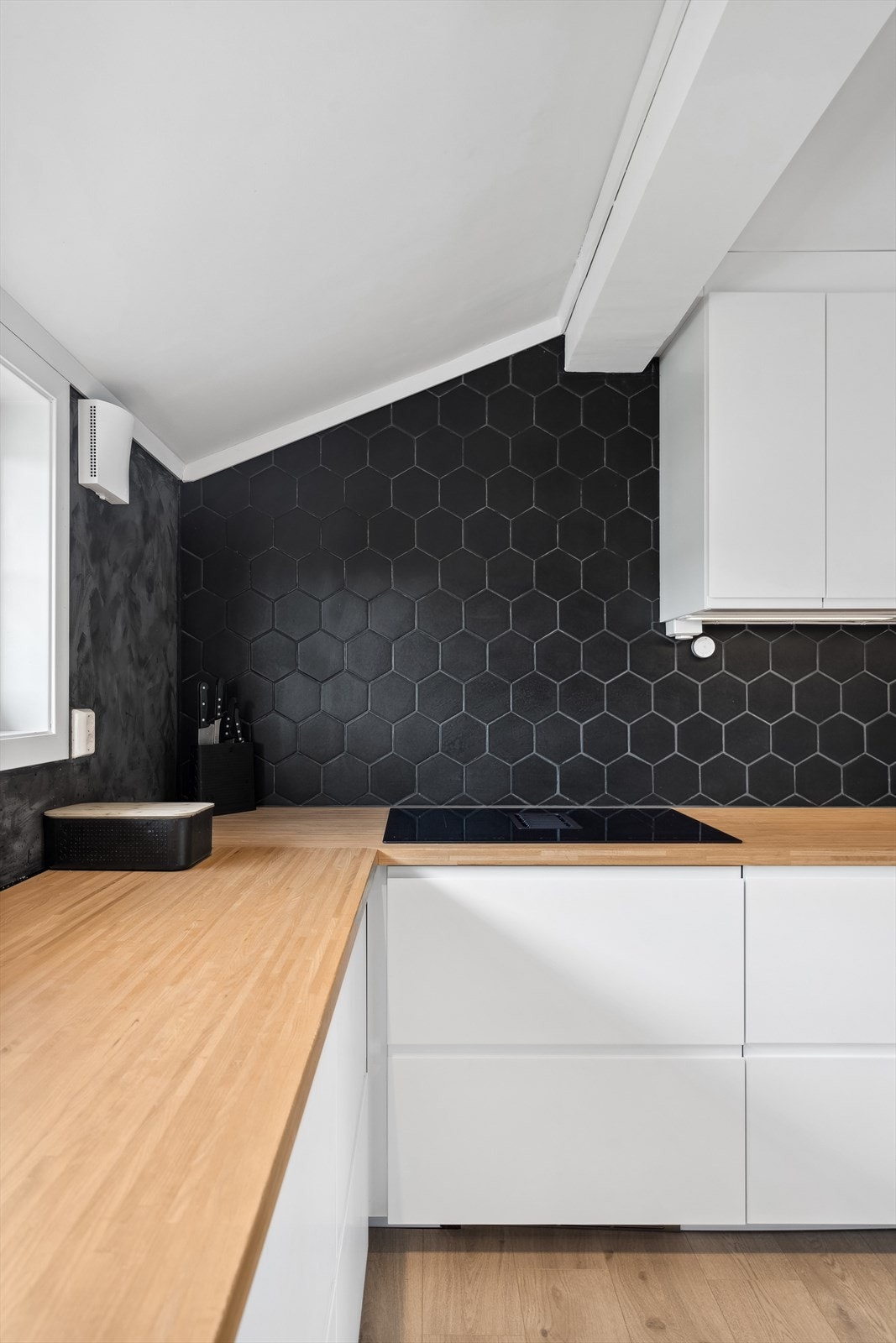 Neida, du ser ikke feil. Vifte er innebygd i komfyr Galleribilde