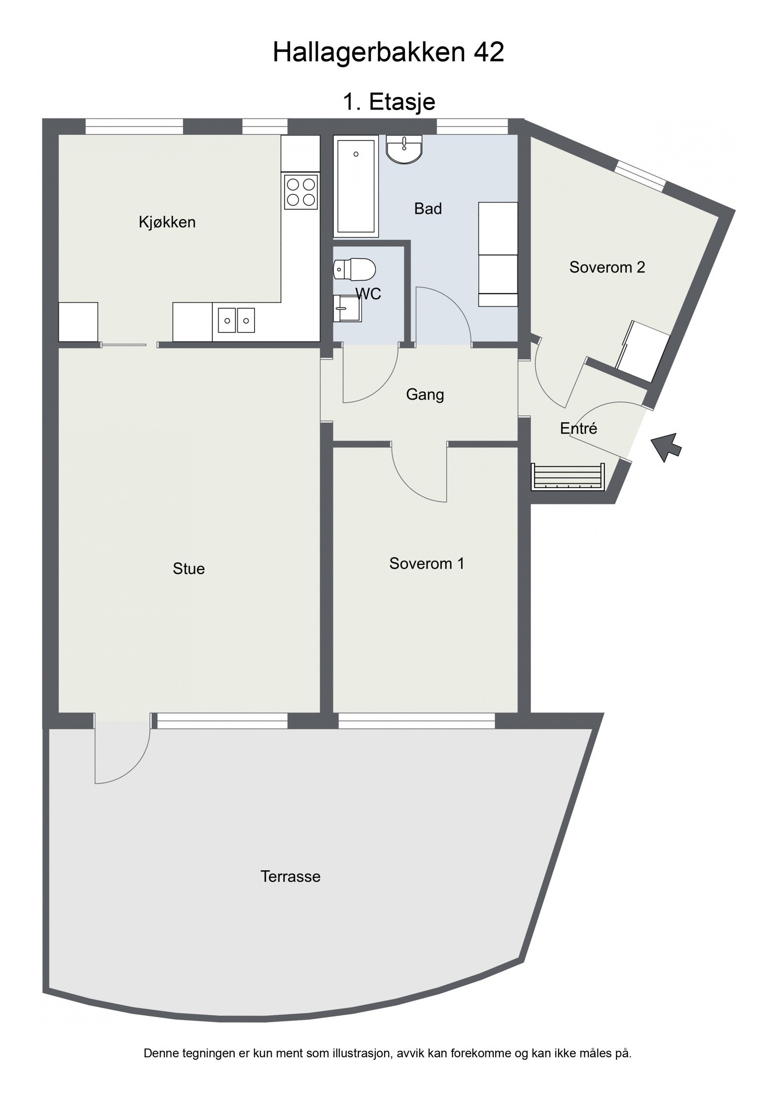 Plantegning Galleribilde