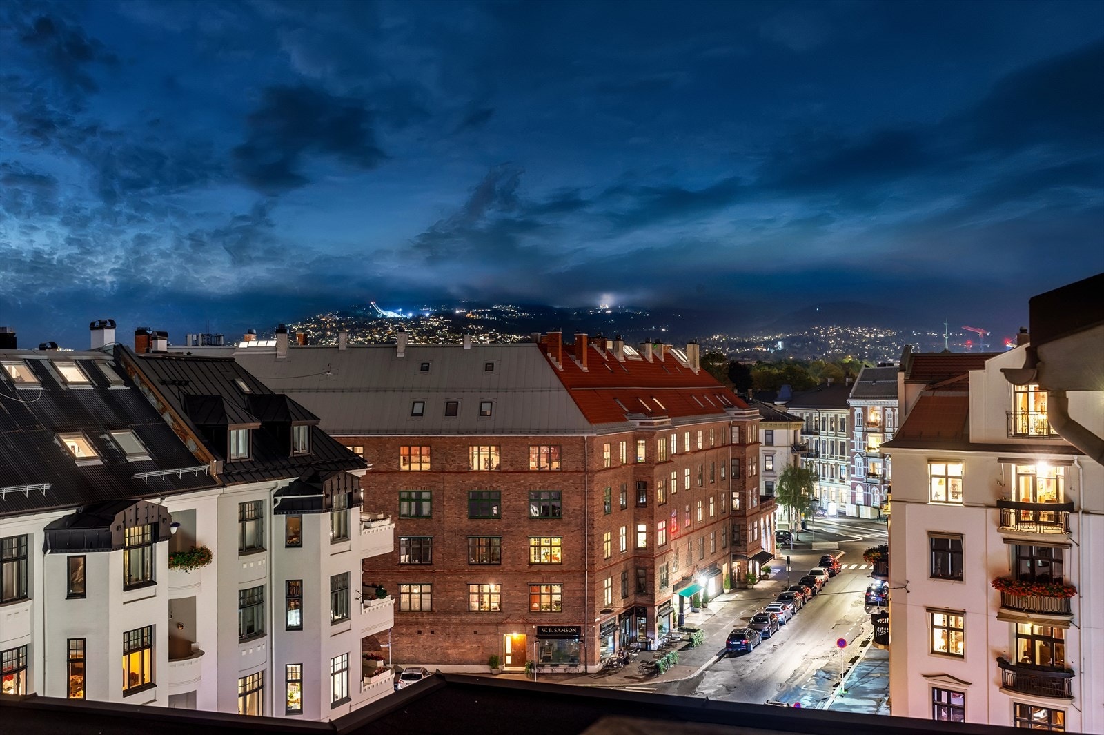 Fra takterrassen har du en fantastisk utsikt over Oslo. Galleribilde