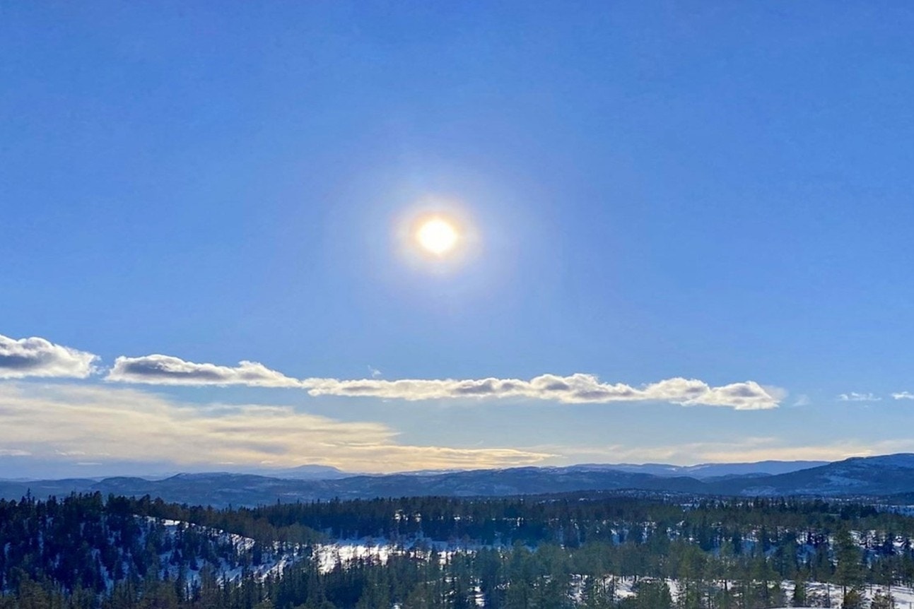Panoramautsikt mot Gaustatoppen Galleribilde