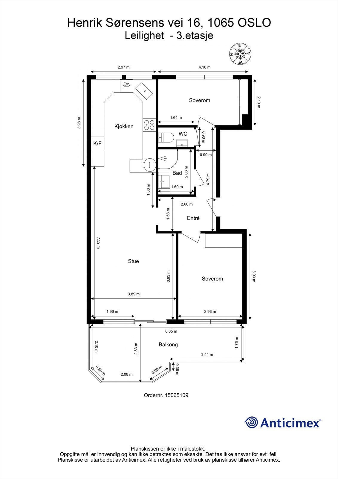 Plantegning Galleribilde