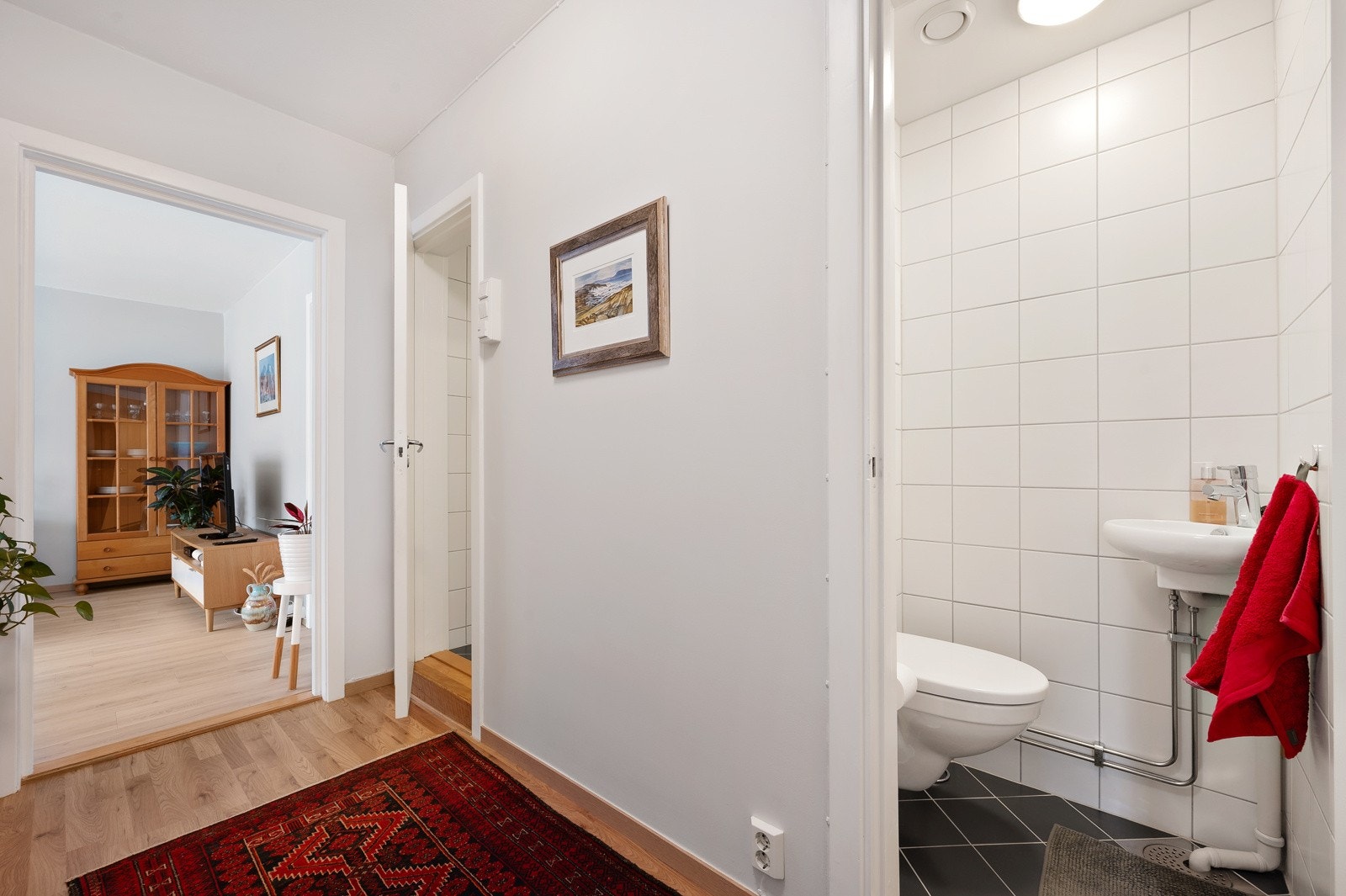 Leiligheten har separat toalett. Galleribilde