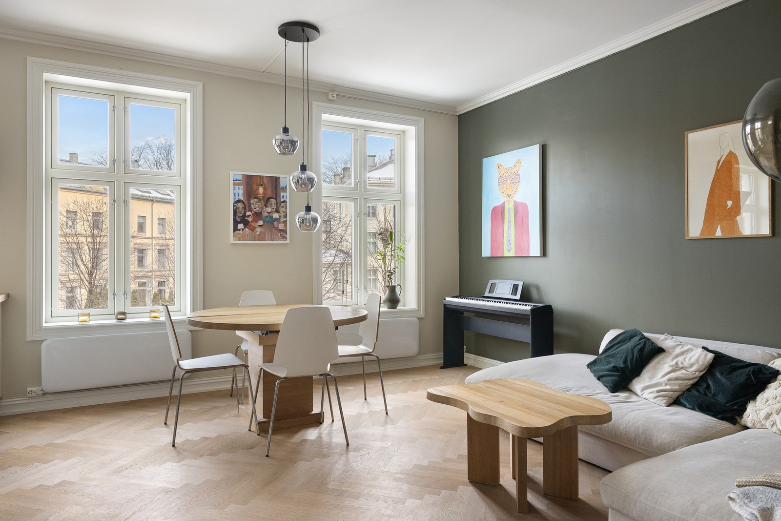 Lys og praktisk 3-roms med med kun TG1 (se tilstandsrapport). Galleribilde