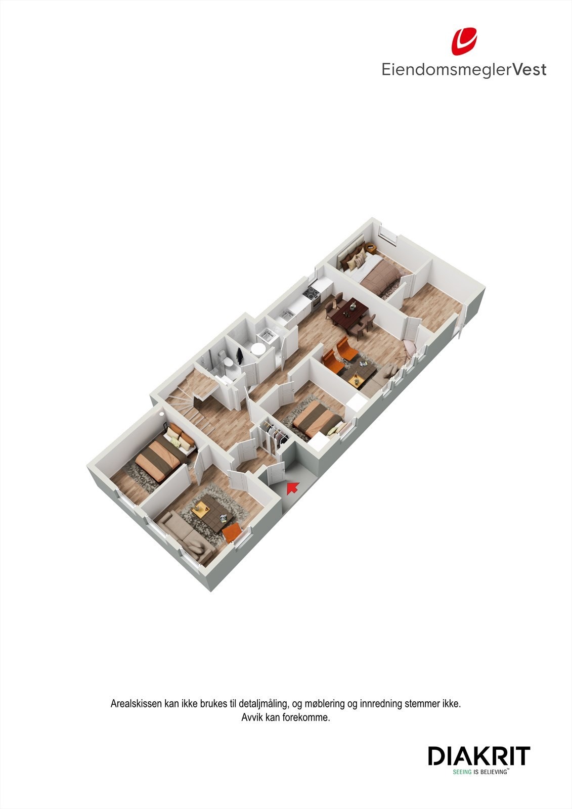 Plantegning u-etg. Galleribilde