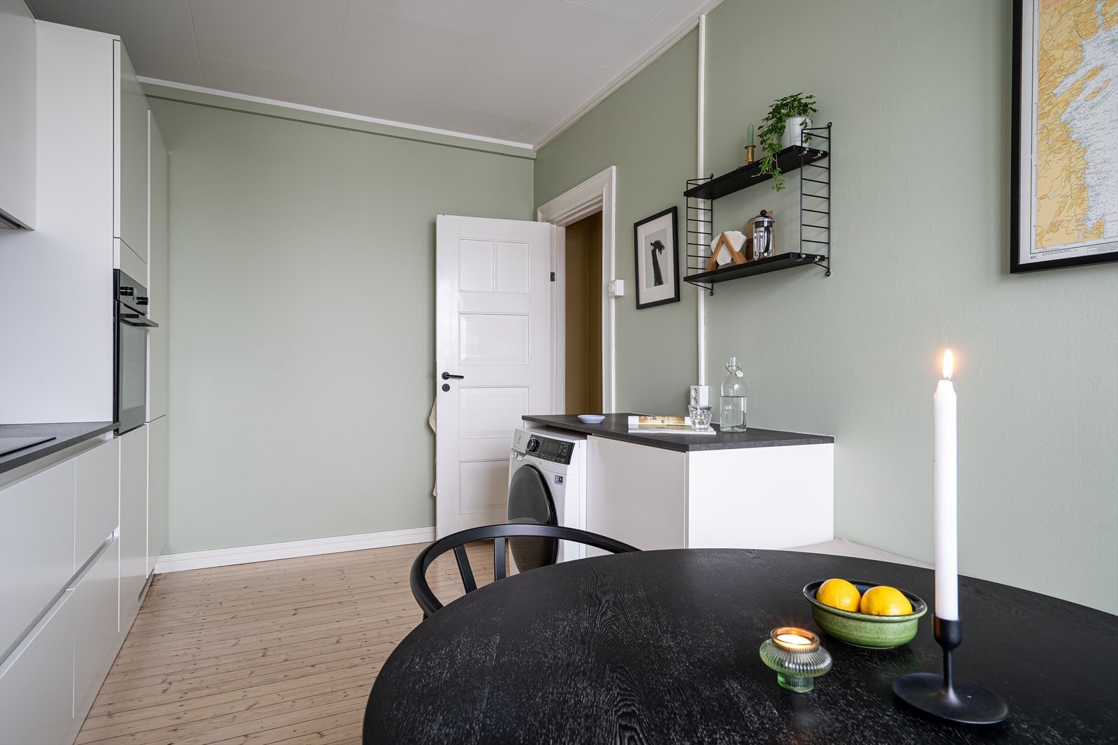 Borettslaget har også fellesvaskeri i kjelleren dersom det er ønskelig. Galleribilde