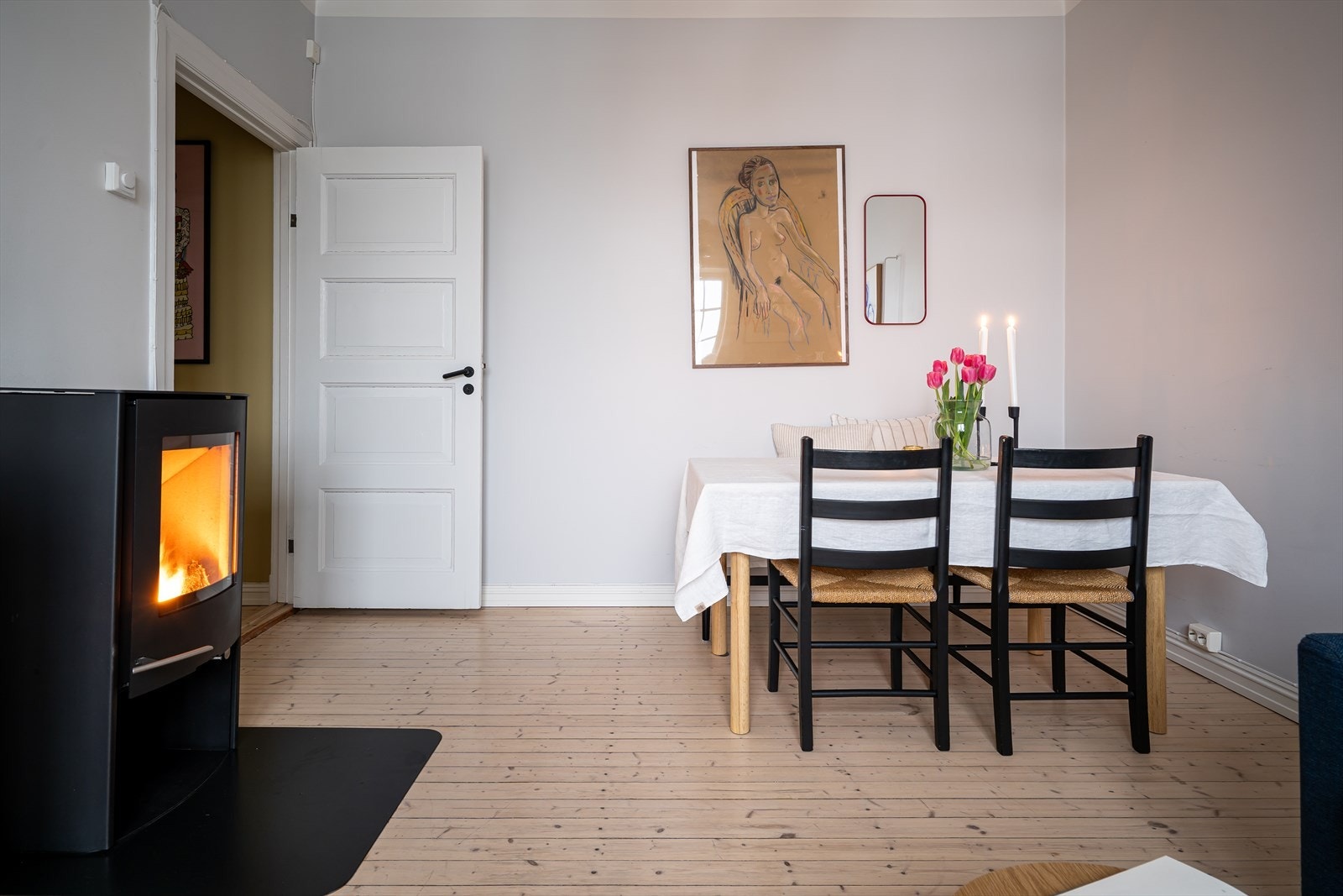 Peisen fra 2012 sørger for koselige vinterkvelder. Galleribilde