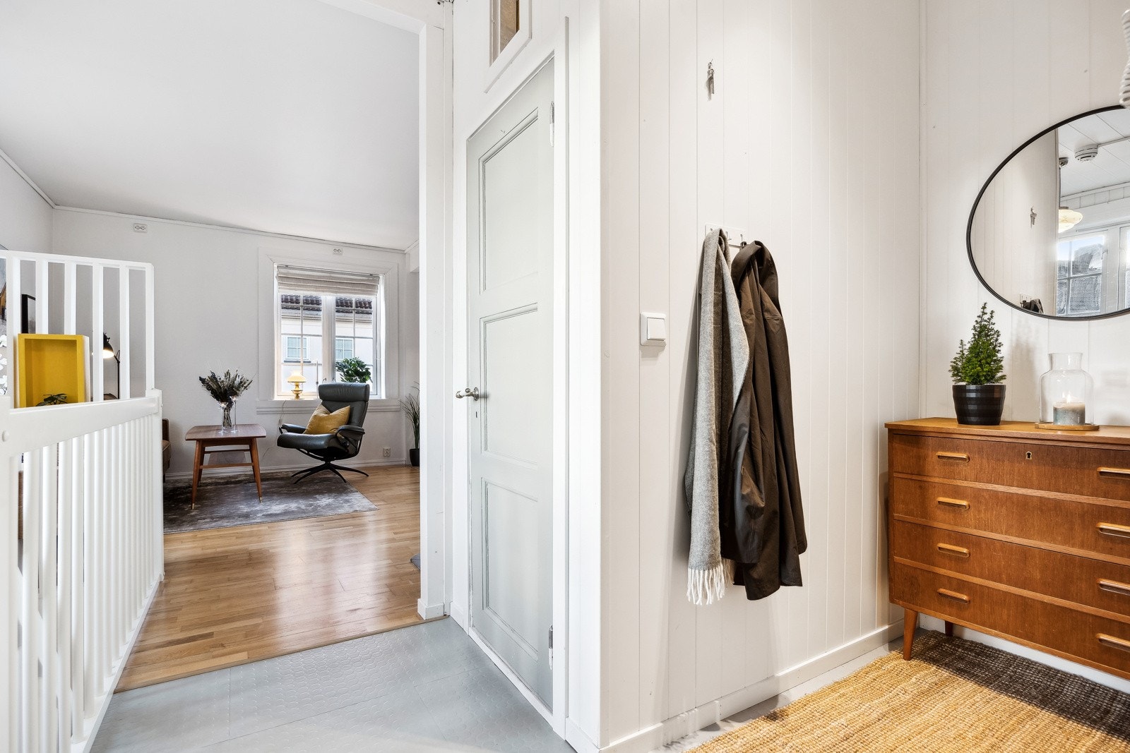 I 1. etasje finner man et praktisk toalettrom. Galleribilde