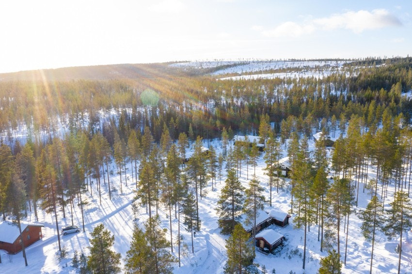 Utsikt fra hytta mot snaufjellet. Galleribilde
