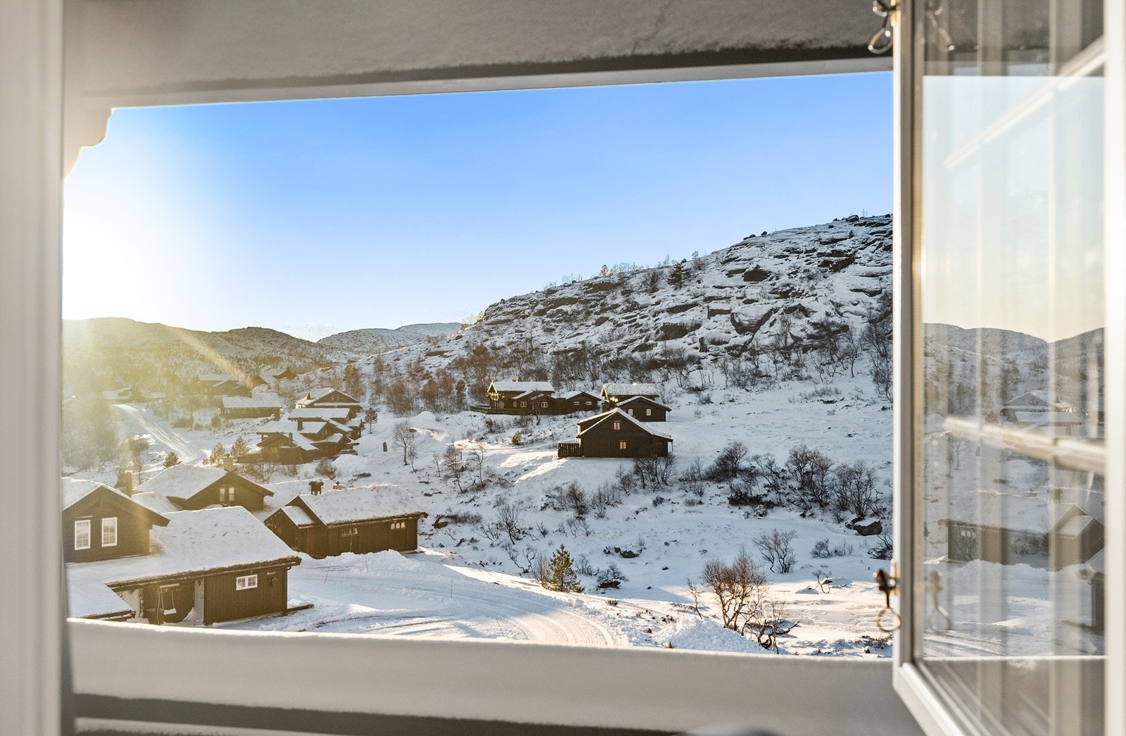 Utsikt fra balkongen. Galleribilde