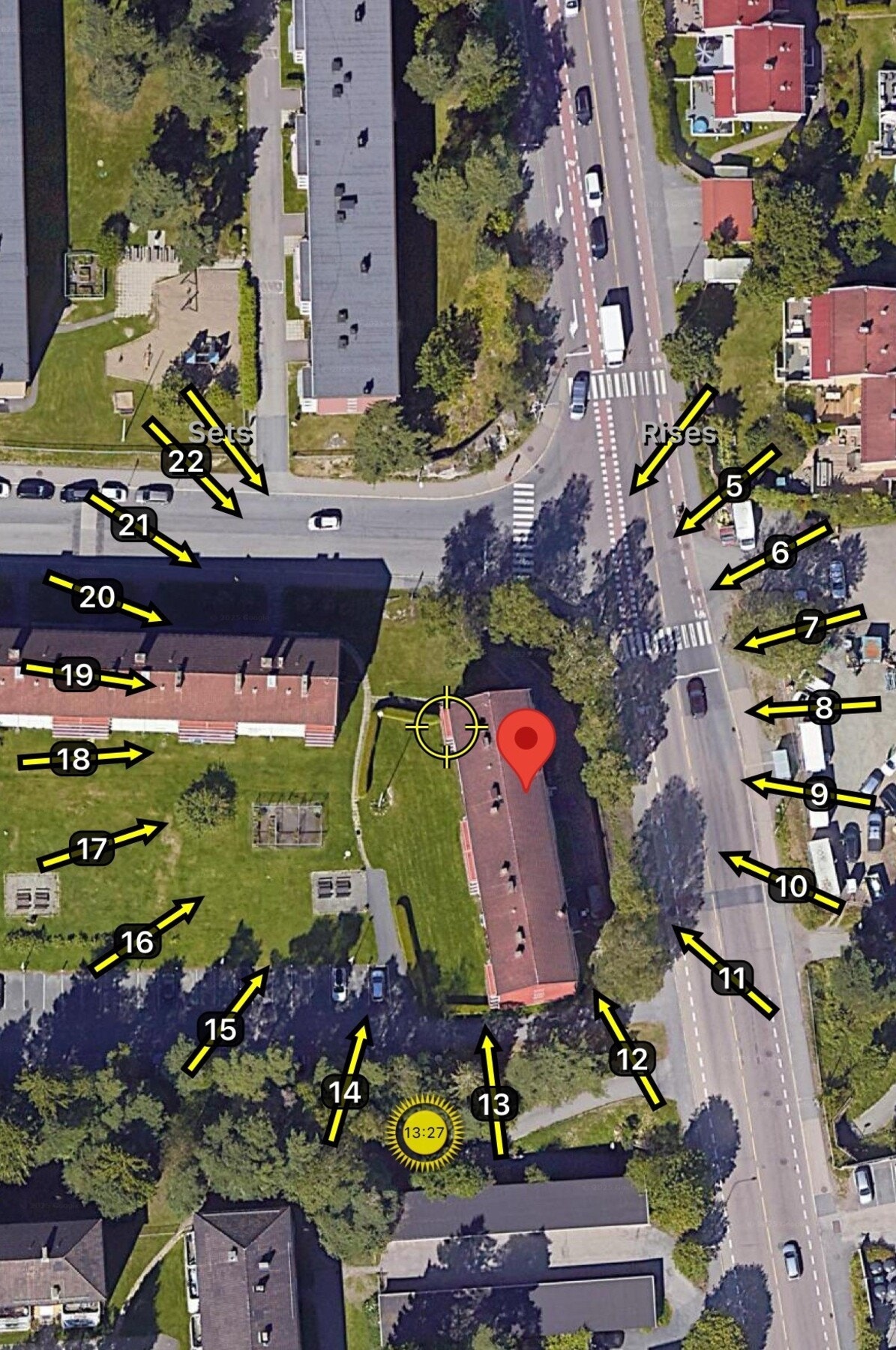 Den vestvendte beliggenheten sørger for meget gode solforhold på balkongen. Galleribilde