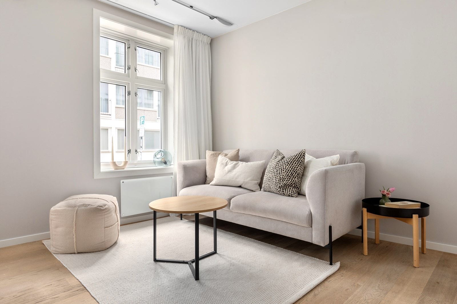 En meget delikat leilighet med sentral, men likevel tilbaketrukket beliggenhet. Galleribilde