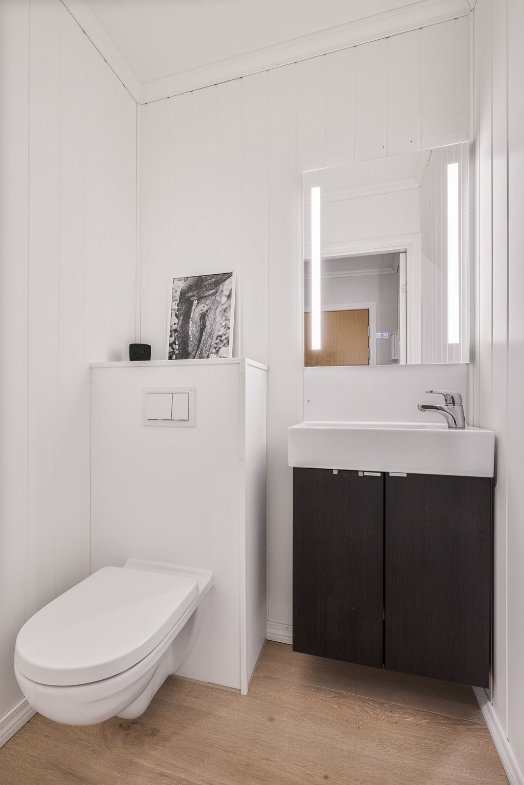 Rett ved inngangspartiet vil en finne et ekstratoalett. Galleribilde