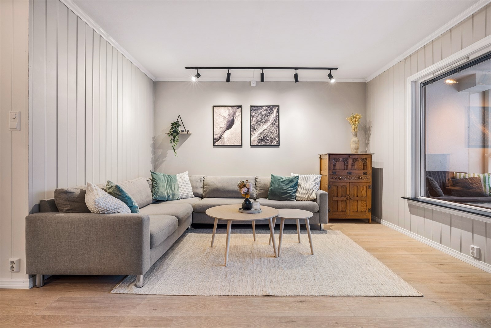 Leiligheten er har en praktisk planløsning som gjør det enkelt å innrede Galleribilde