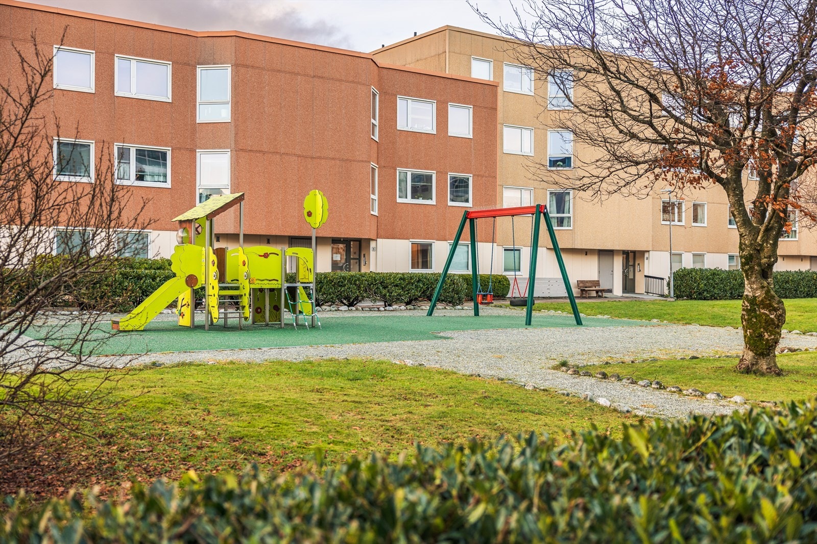 Lekeplass med nær tilkomst fra leiligheten Galleribilde