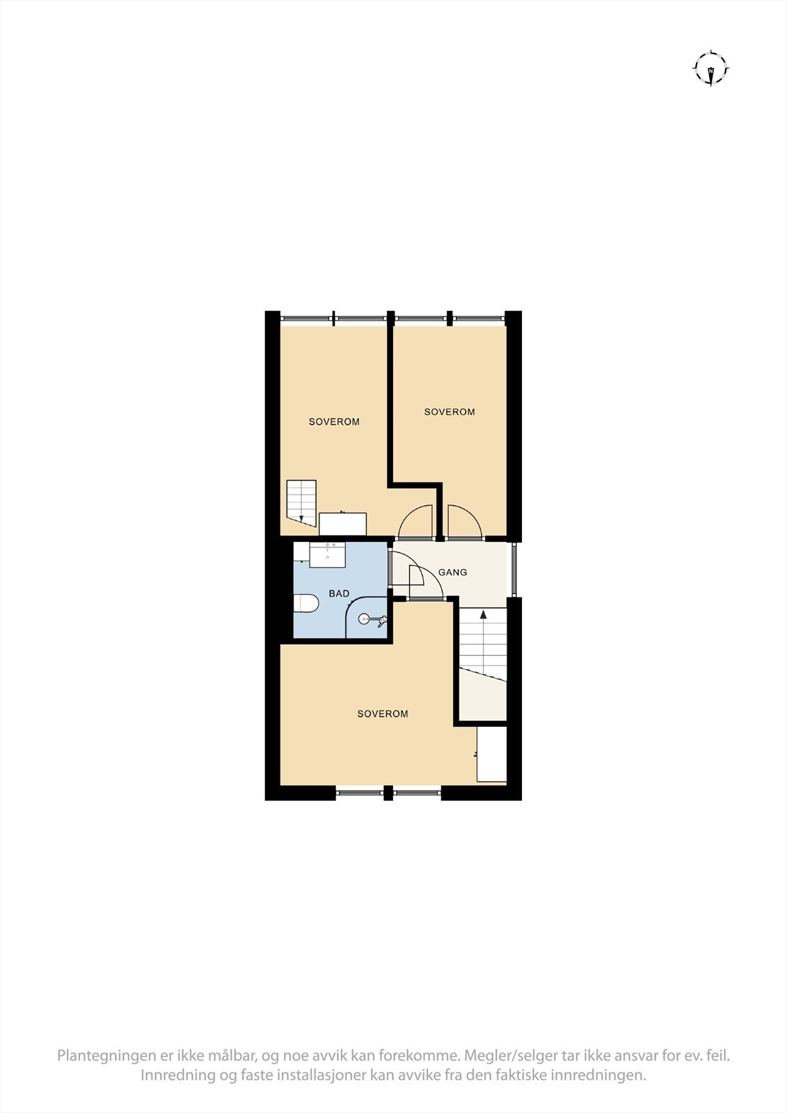 Plantegning 2. etg Galleribilde