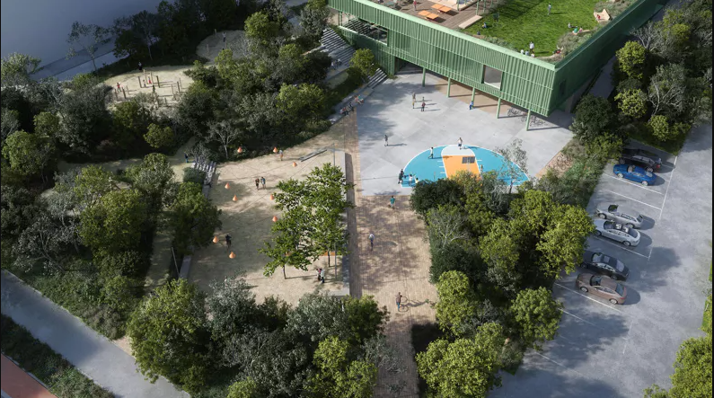 I 2025 vil Løren aktivitetspark stå ferdig. Galleribilde