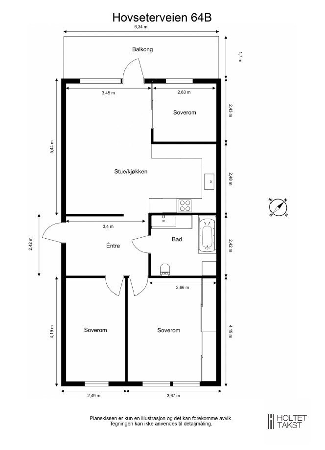 Plantegning Galleribilde