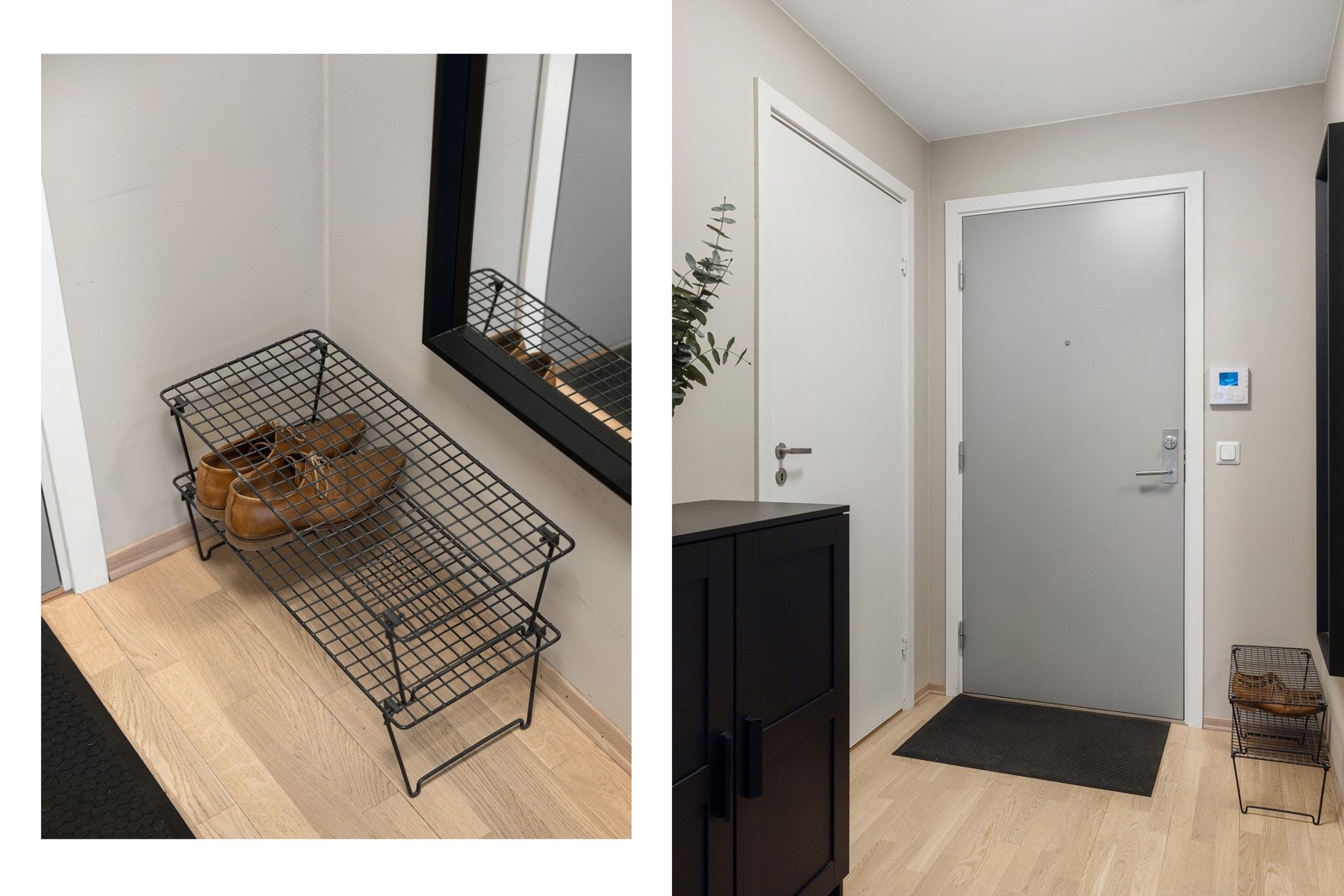 Entré/gang med direkte adkomst til praktisk innvendig kott/bod på ca. 3 kvm Galleribilde