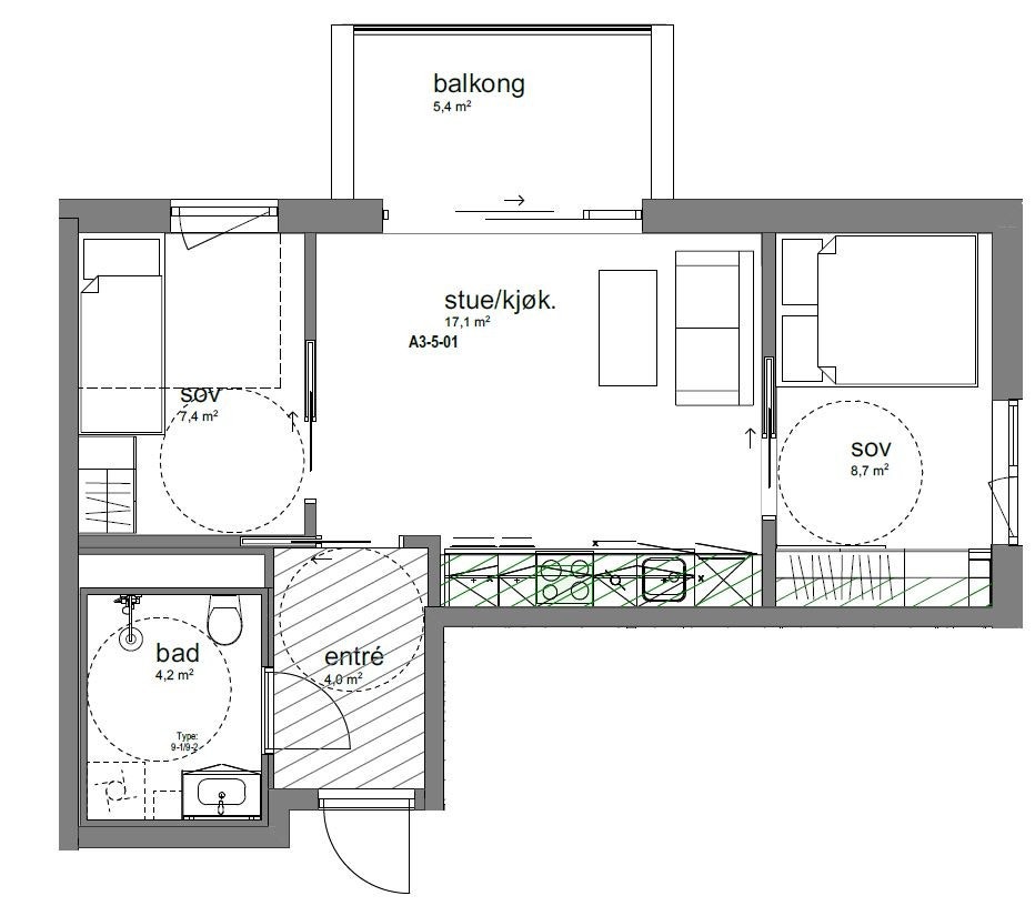 Plantegning Galleribilde