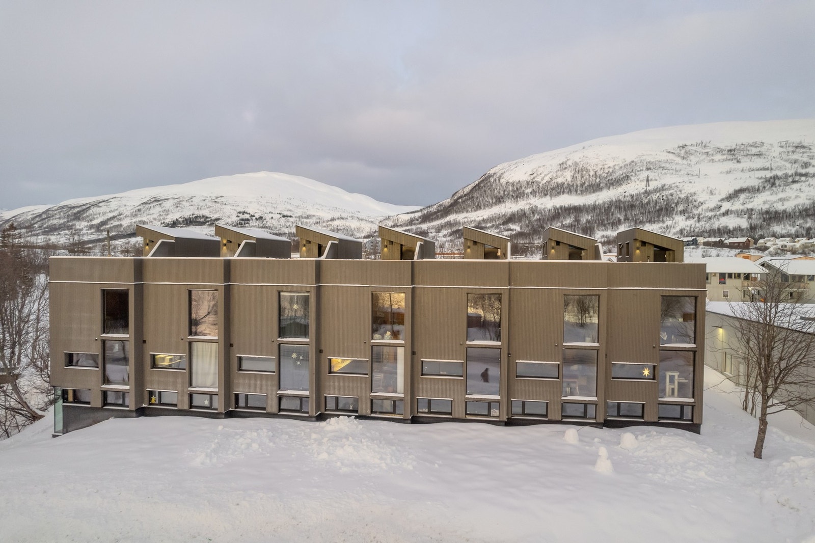 Stilig arkitektur. Galleribilde