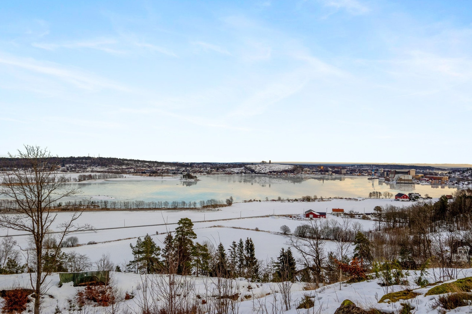 Fantastisk utsikt over Tønsberg. Galleribilde