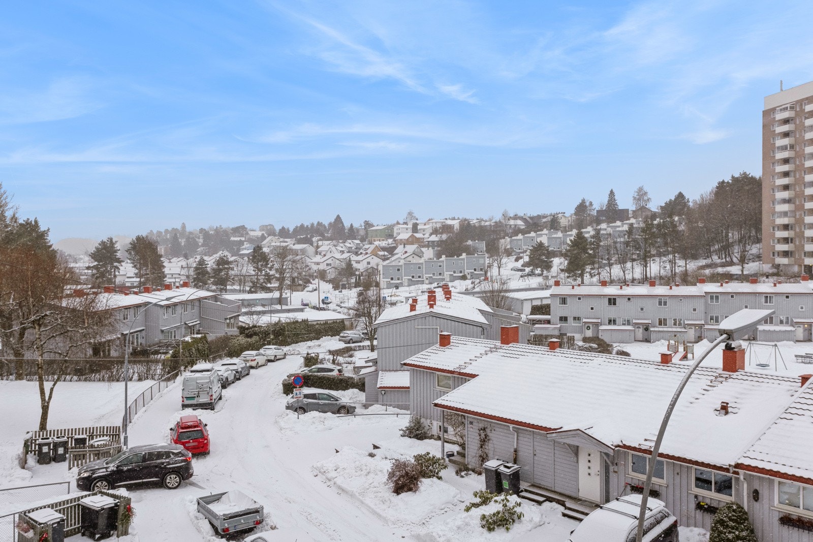 Utsikt fra balkongen. Galleribilde