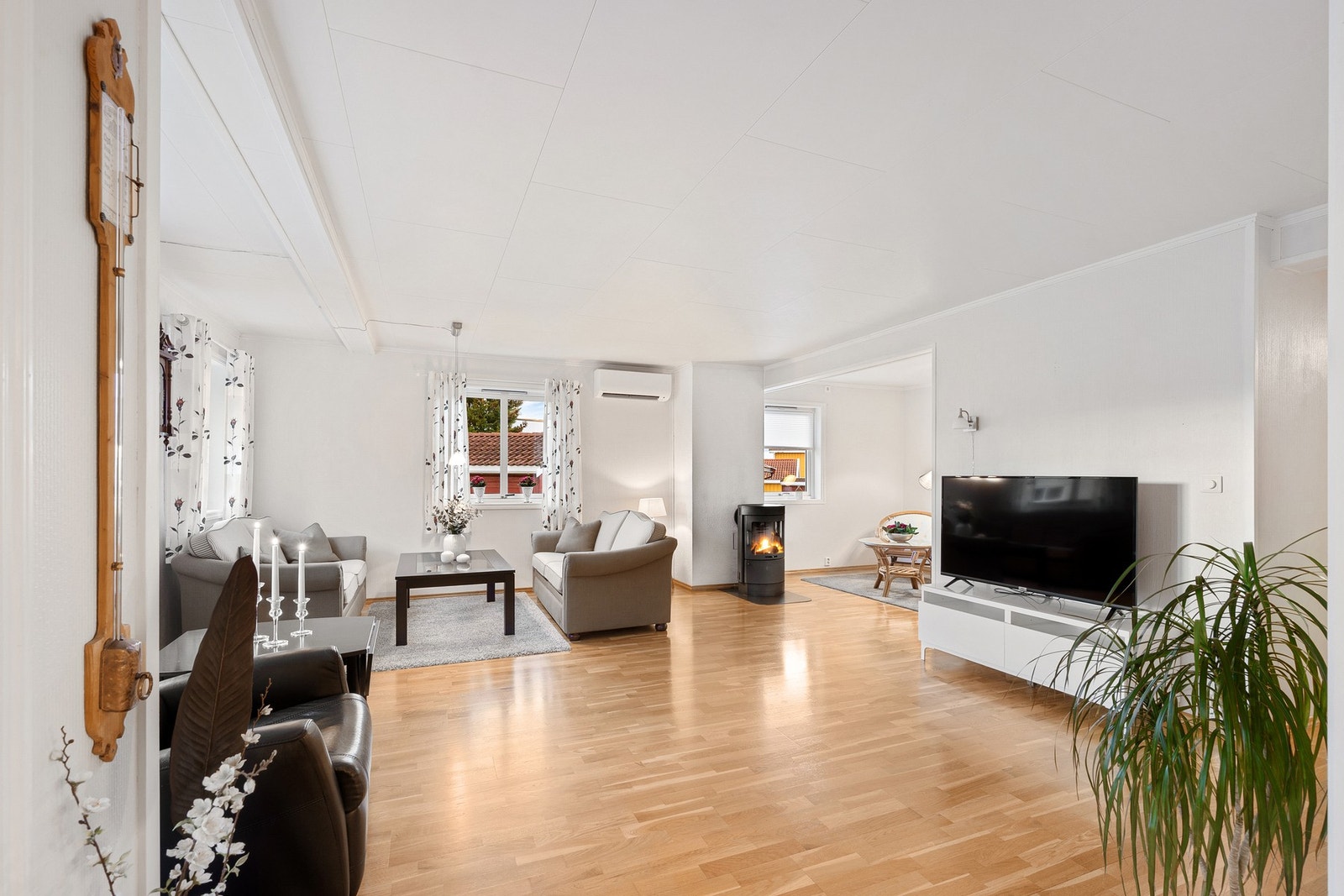 Leiligheten er på hele 95 kvm. Galleribilde