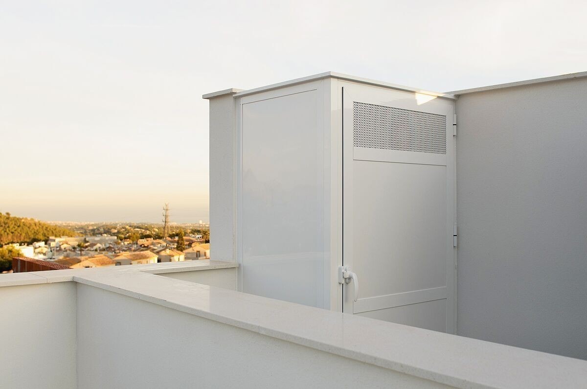 Fra takterrassen Galleribilde