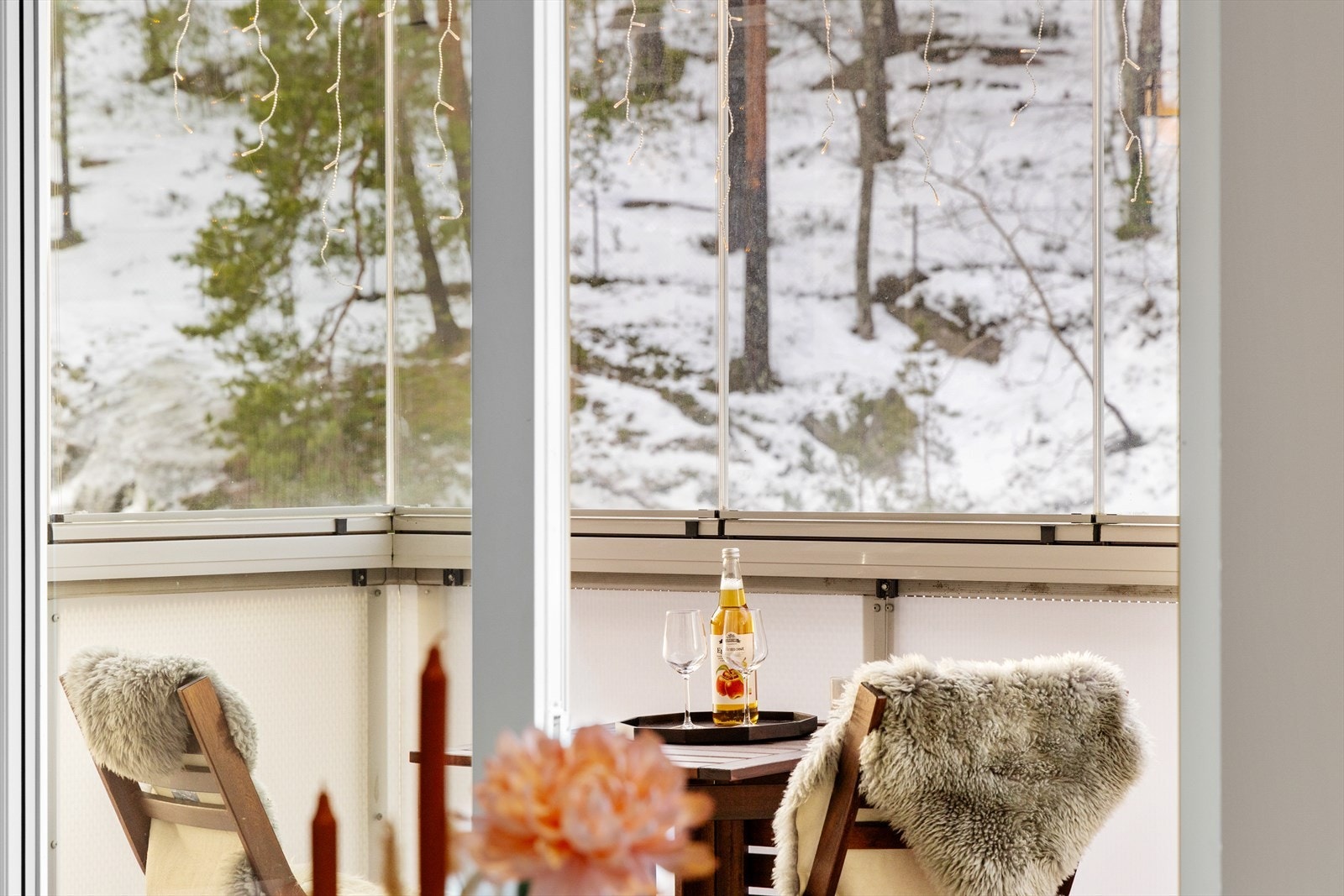 Balkong med mulighet for hyggelige kvelder Galleribilde