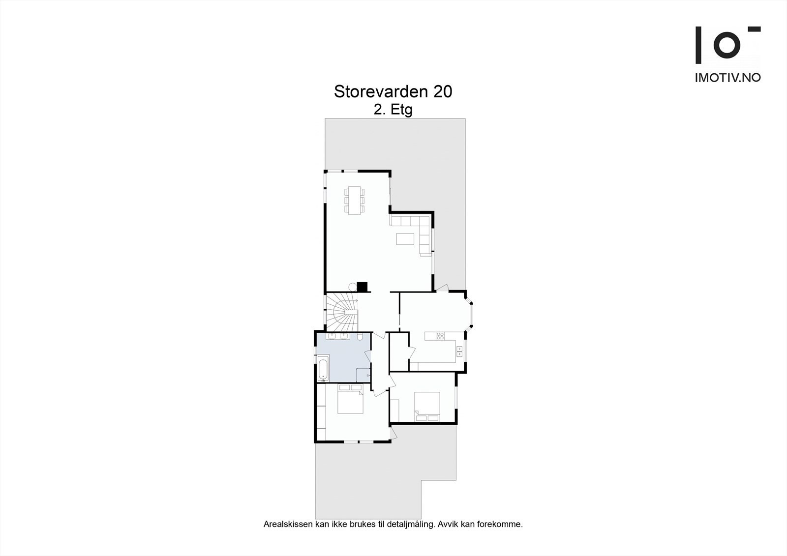 Plantegning 2.etg. | Storevarden 20 Galleribilde