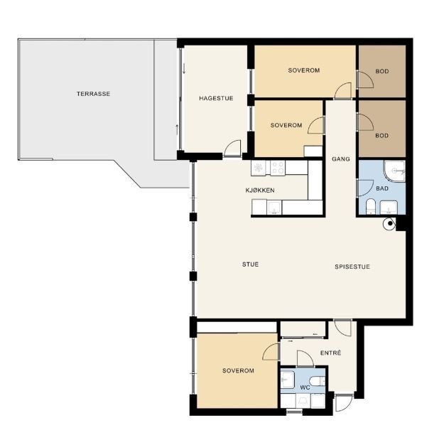 Plantegning Galleribilde