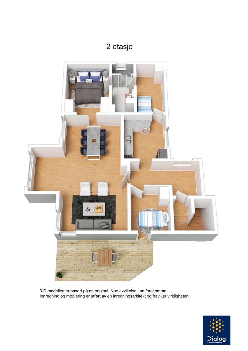 Plantegning 2.etasje. Galleribilde