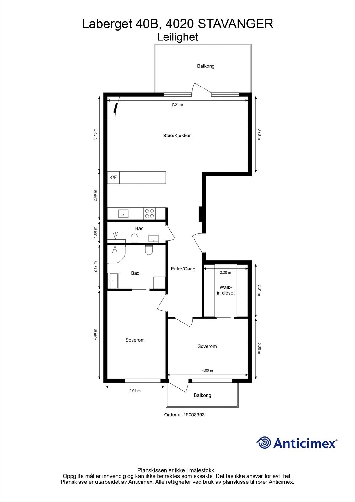 Plantegning Galleribilde