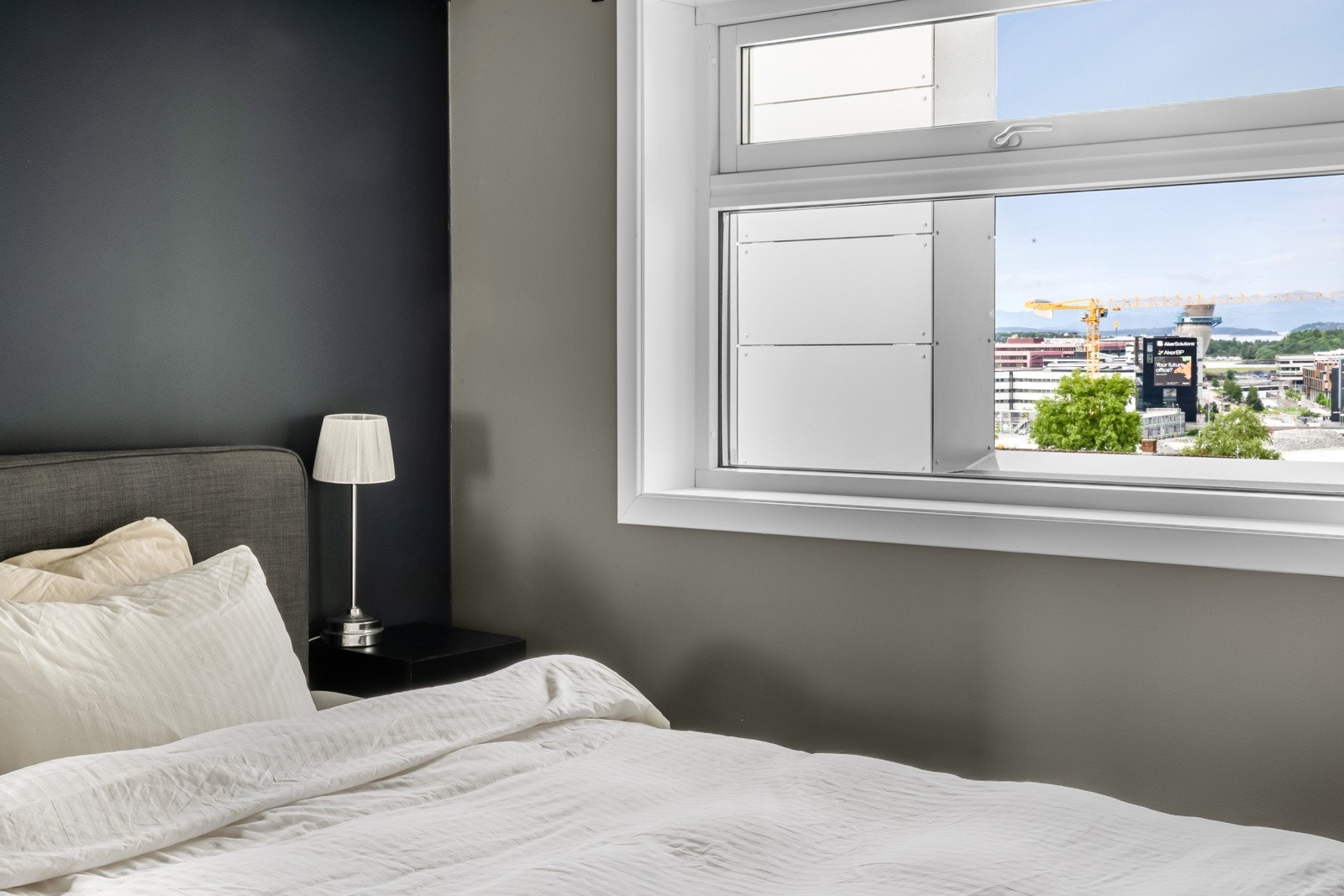 Herlig utsikt fra soverommet. Galleribilde