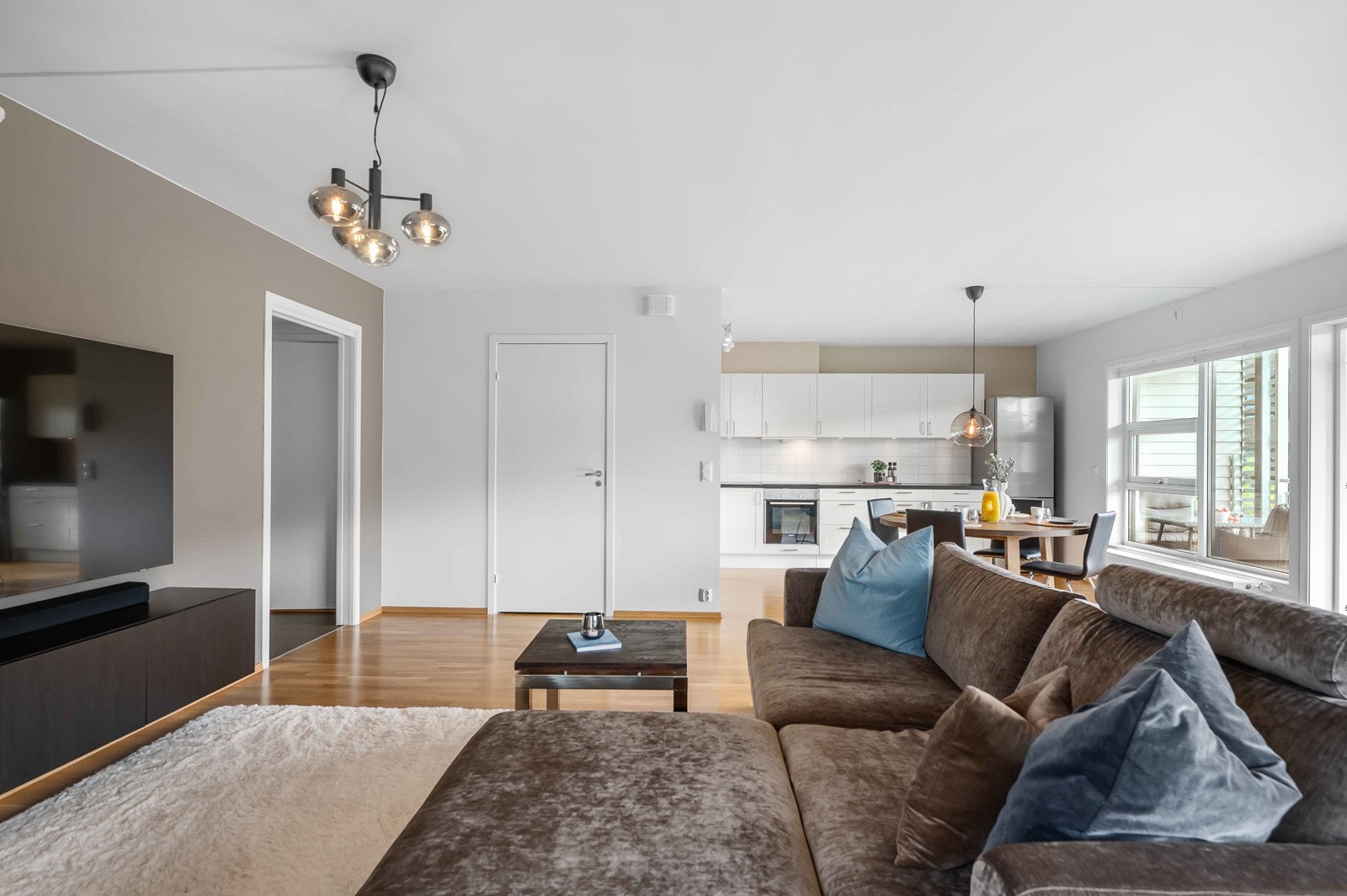 Leiligheten er godt vedlikeholdt og har hele 95% TG1. Galleribilde