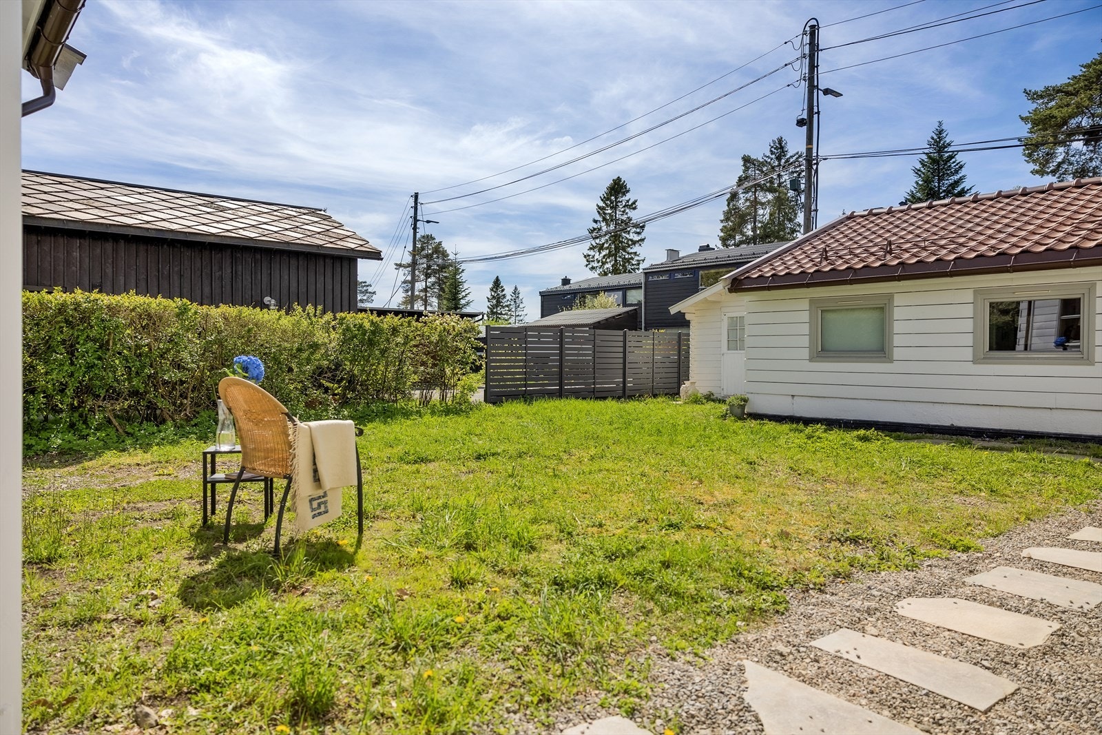 Hagen bærer preg av litt moderniseringsbehov. Galleribilde