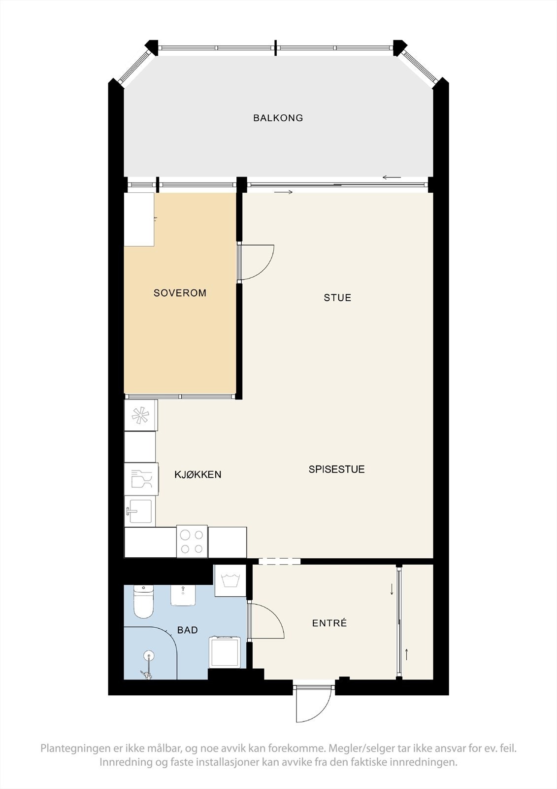 Plantegning 2.etg. Galleribilde