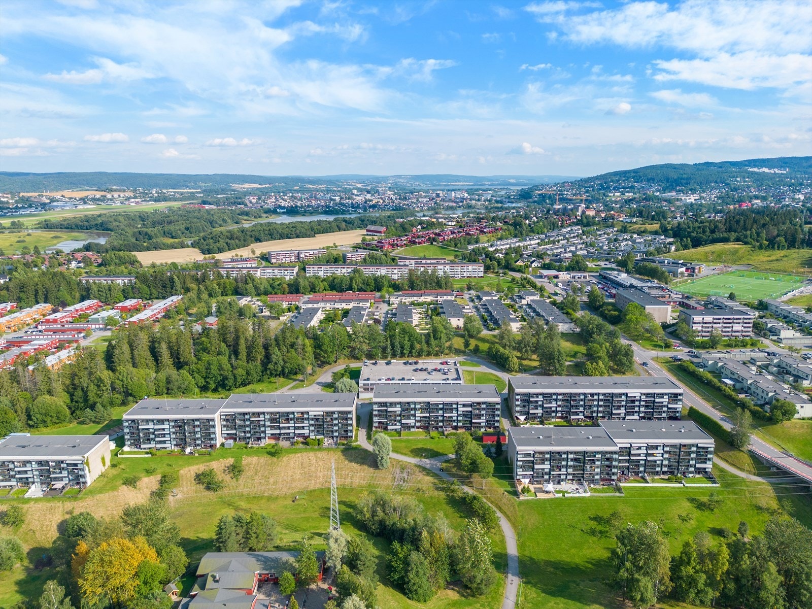 Dronebilde Galleribilde