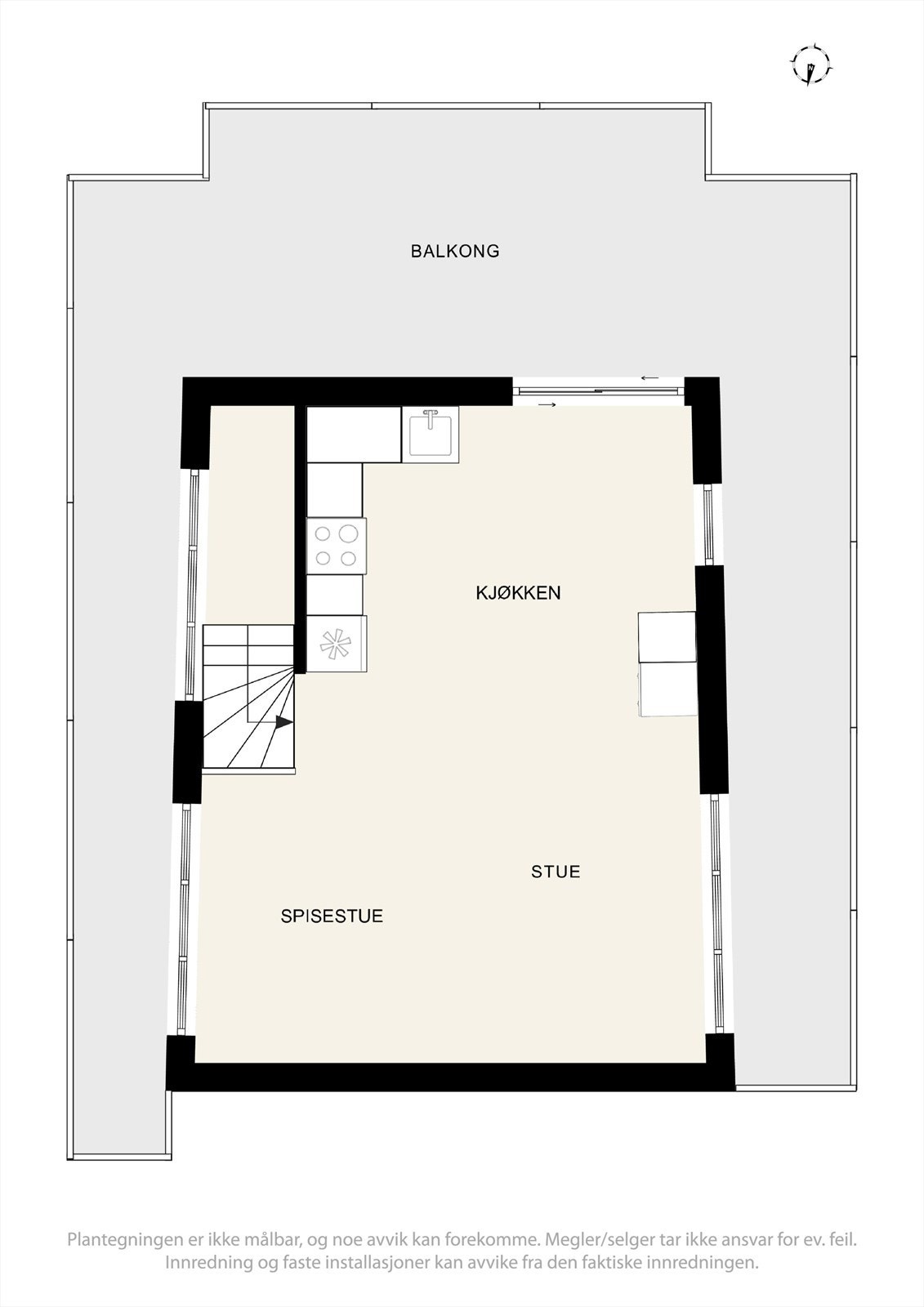 Plantegning 2. etasje Galleribilde