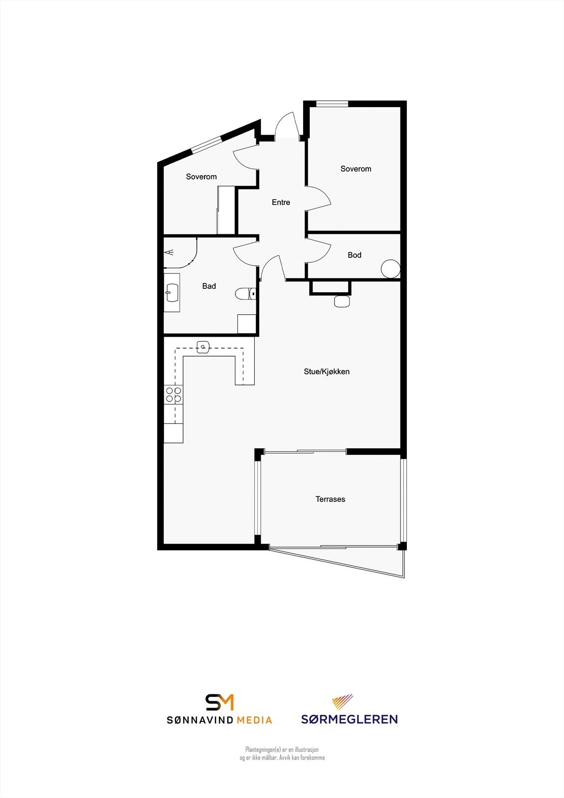 Plantegning Galleribilde