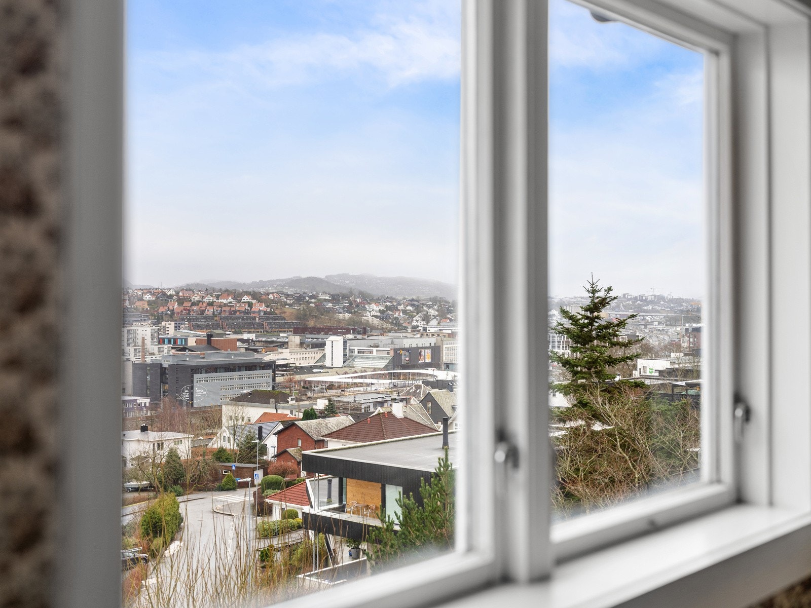 Flott usikt fra dette soverommet Galleribilde