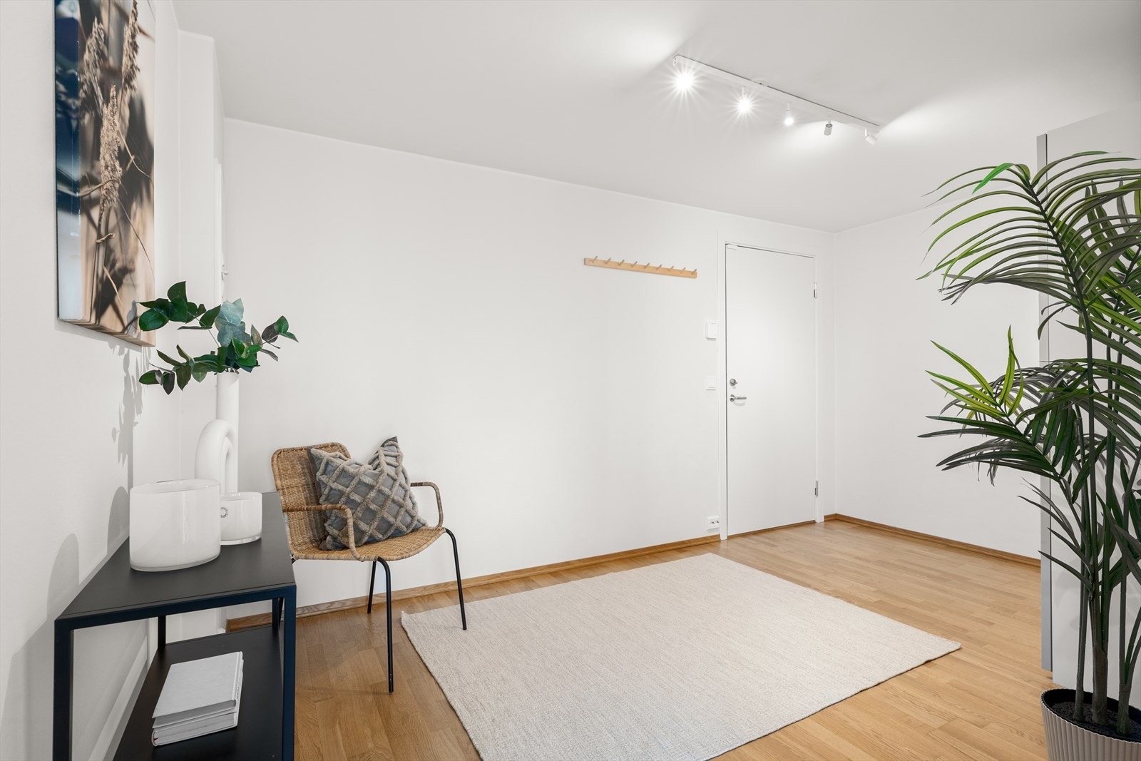 Entreen har enkelt tilkomst til bakkeplan via felles trappeoppgang eller heis. Galleribilde