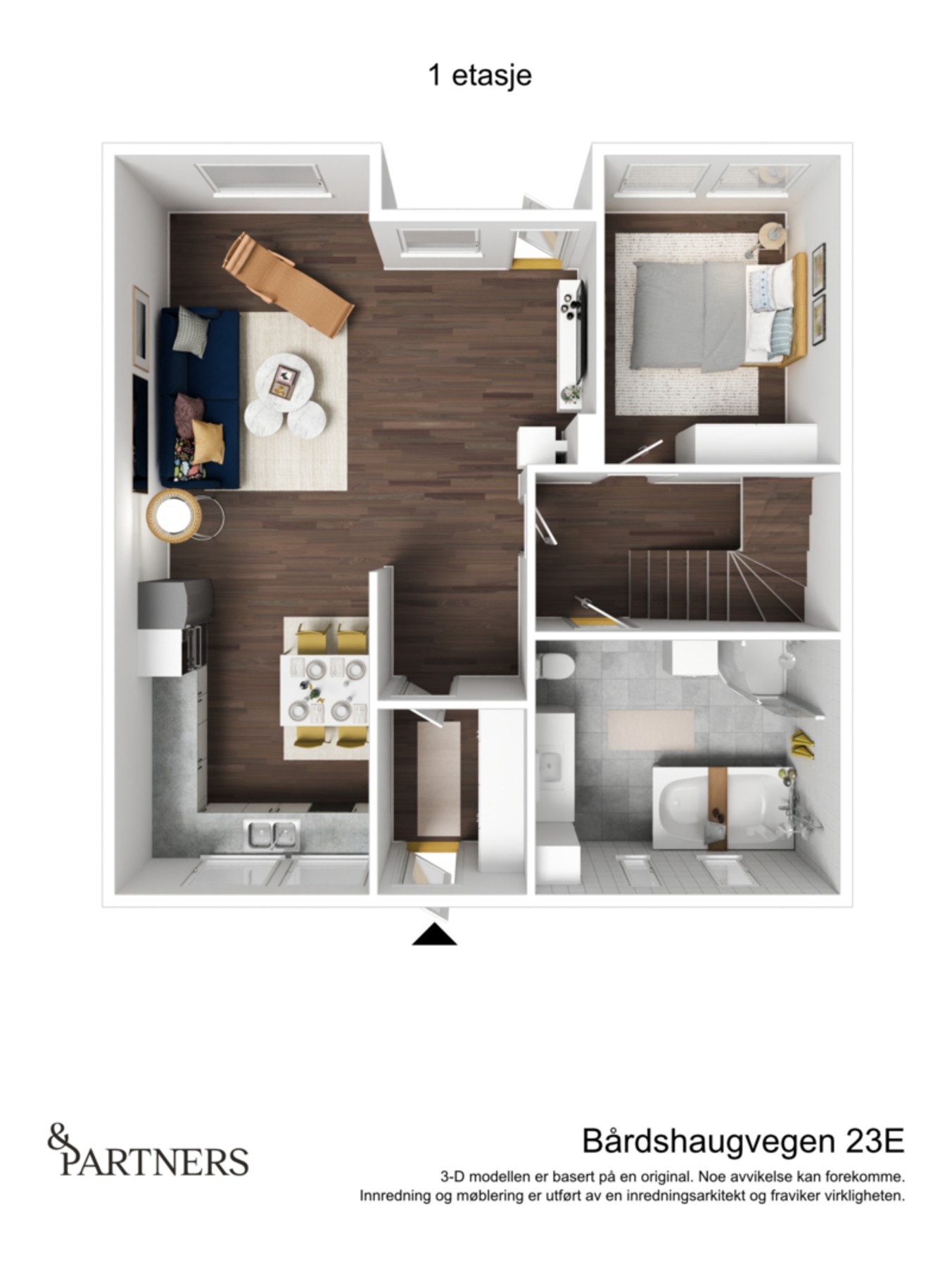 Planskisse 1. etasje Galleribilde