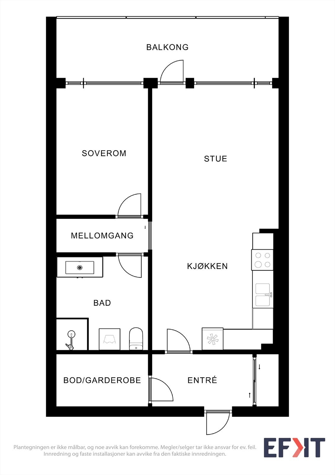 Plantegning Galleribilde