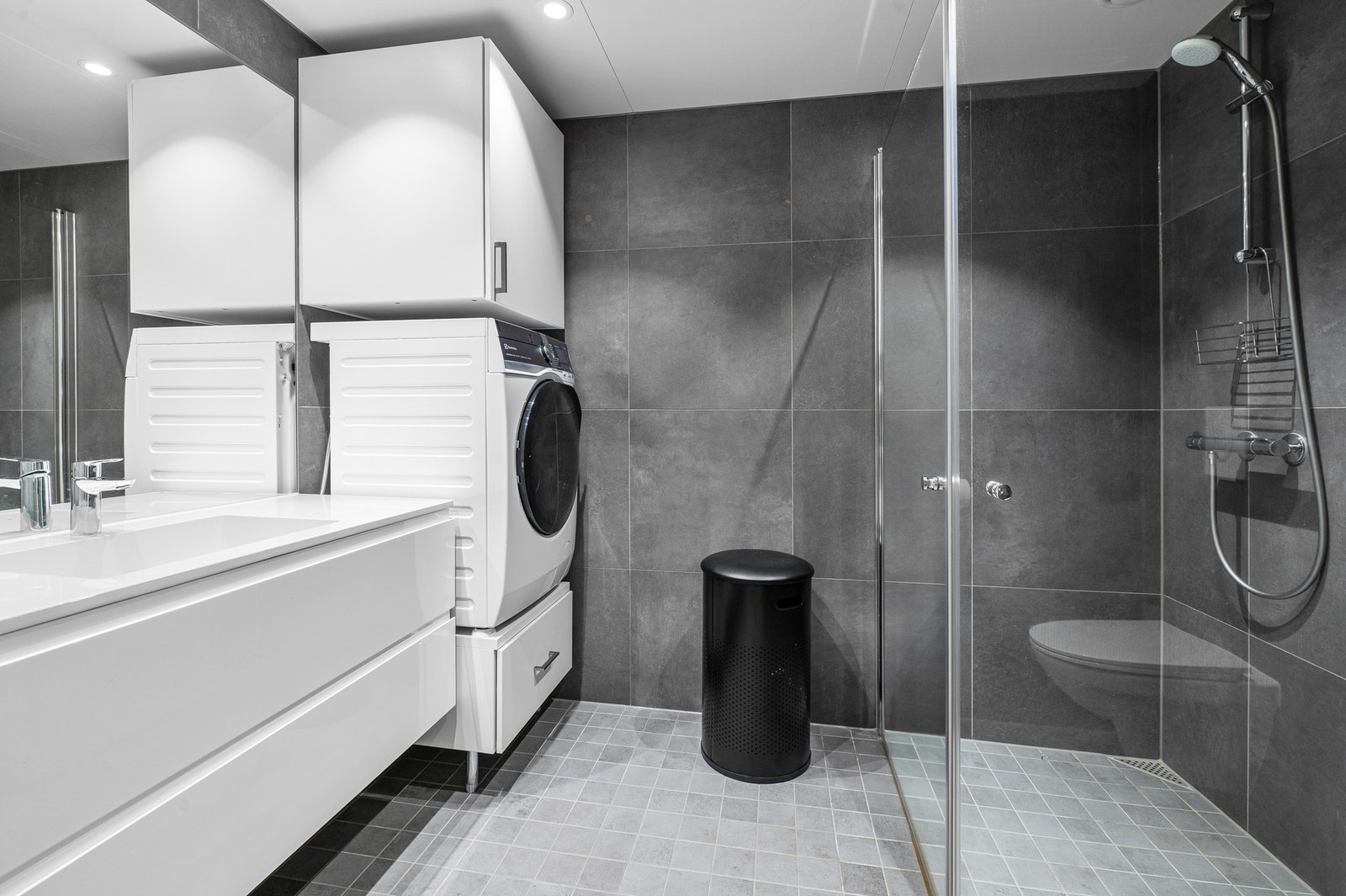 Helfliset og stilfullt bad på 5,5 kvm. Galleribilde